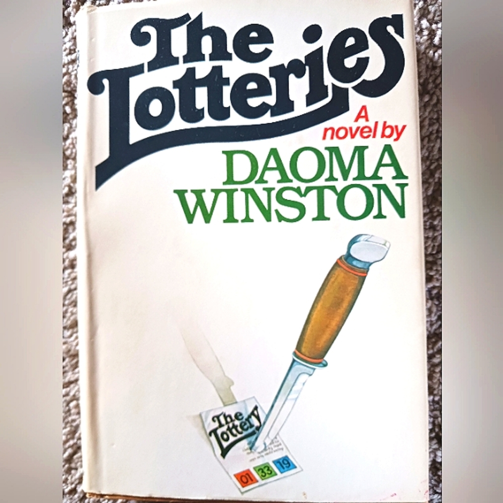 THE Lotteries Vintage Romantic Suspense Hardcover Novel